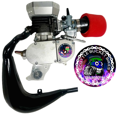 Custom Built Vertical Minarelli Engine + MZ65 Pipe